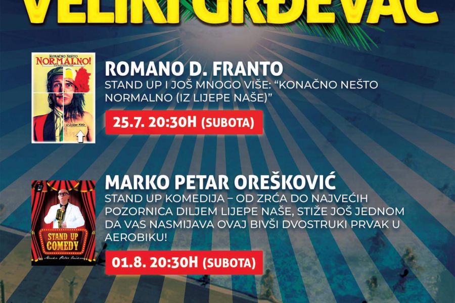 STAND UP SUBOTOM - NA BAZENIMA VELIKI GRĐEVAC