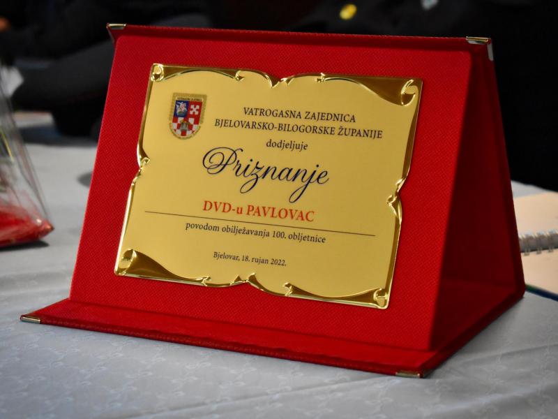 Dobrovoljno vatrogasno društvo Pavlovac proslavilo 100 godina postojanja i rada