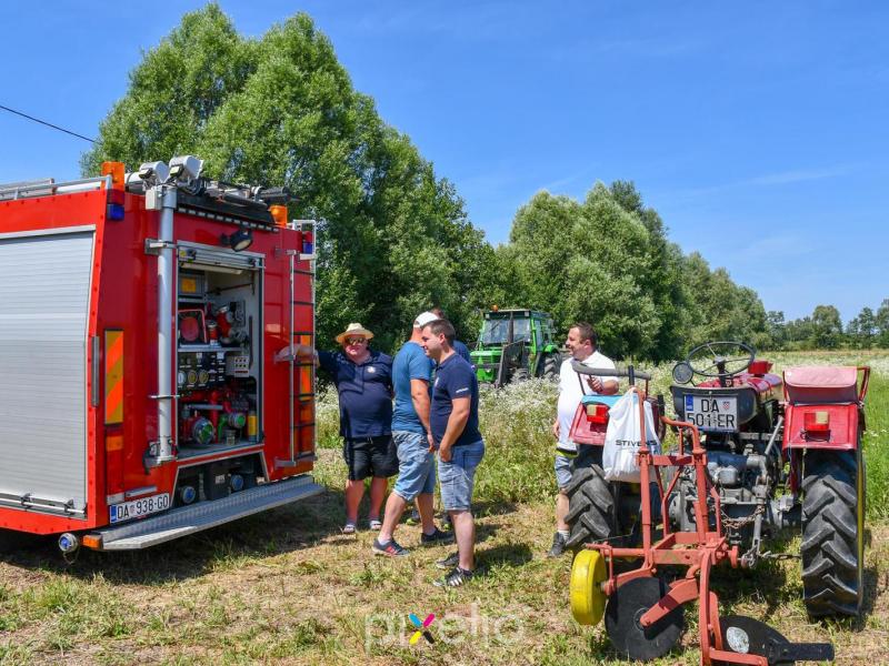 Žetva u Velikom Grđevcu