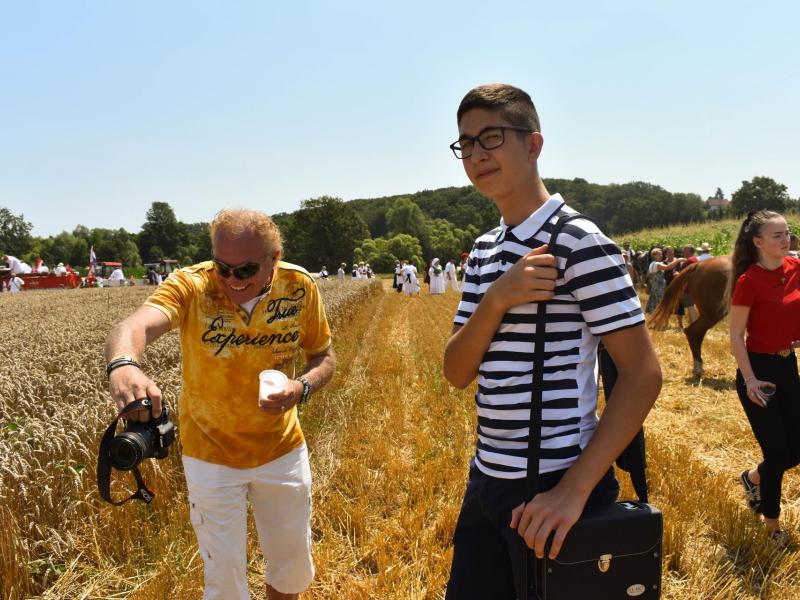 Starinski način žetve u Velikom Grđevcu