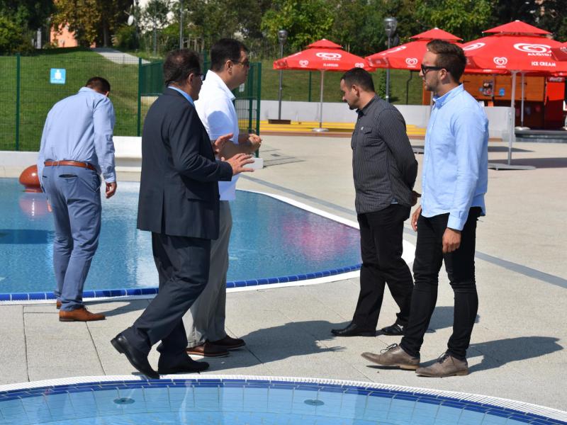 Tiskovna konferencija na bazenima Veliki Grđevac