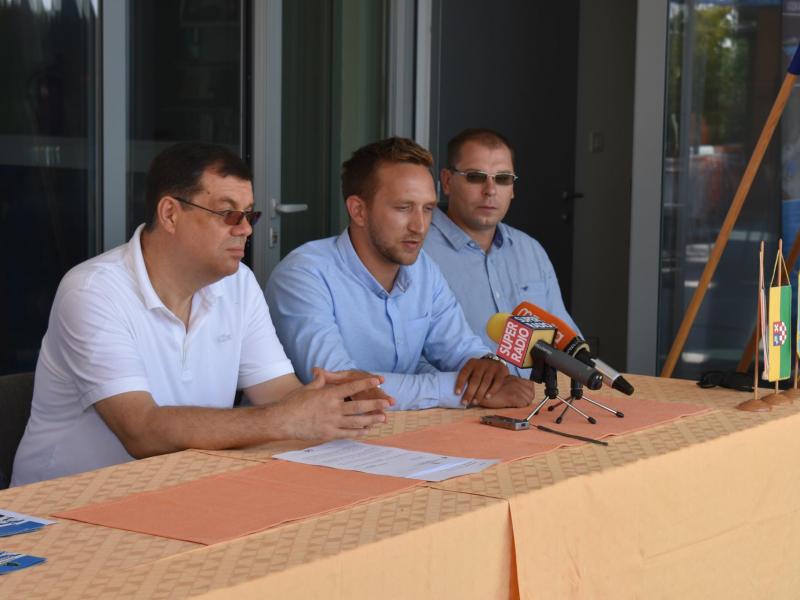 Tiskovna konferencija na bazenima Veliki Grđevac