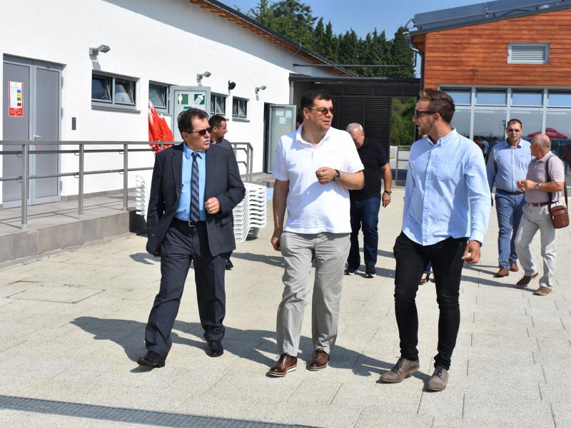 Tiskovna konferencija na bazenima Veliki Grđevac